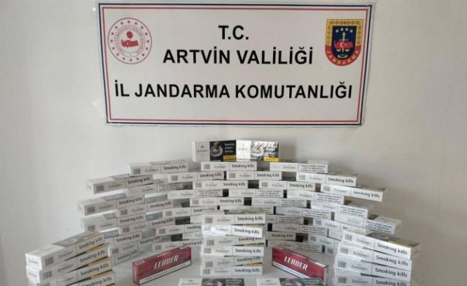 Artvin’de jandarmadan kaçakçılığa darbe
