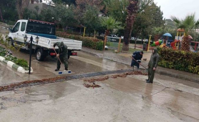 Aydın Büyükşehir’den sağanak mesaisi