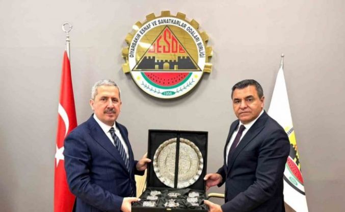 Bakan Yardımcısı Gürcan, DESOB Başkanı Ebedinoğlu ile bir araya geldi