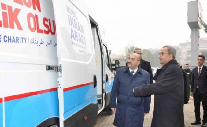 Balıkesir’de Mobil İkram Aracı hizmete alındı