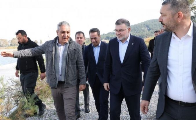 Başkan Saygılı Efes Antik Kent Kanal Projesi’ni yerinde inceledi