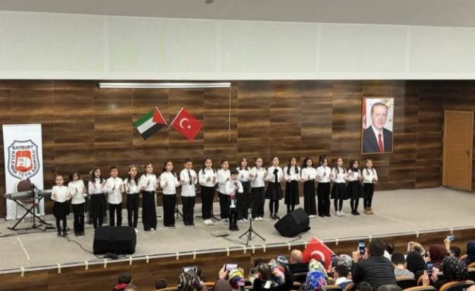 Bayburt’ta Filistin’e destek için dayanışma konseri düzenlendi