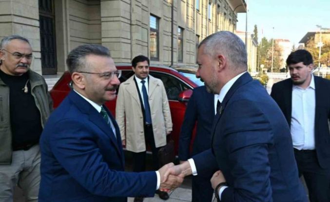 Belarus’un Ankara Büyükelçisi Glaz, Eskişehir Valisi Aksoy’u ziyaret etti