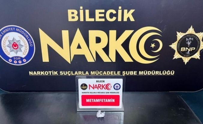 Bilecik’te uyuşturucu operasyonu: 1 gözaltı