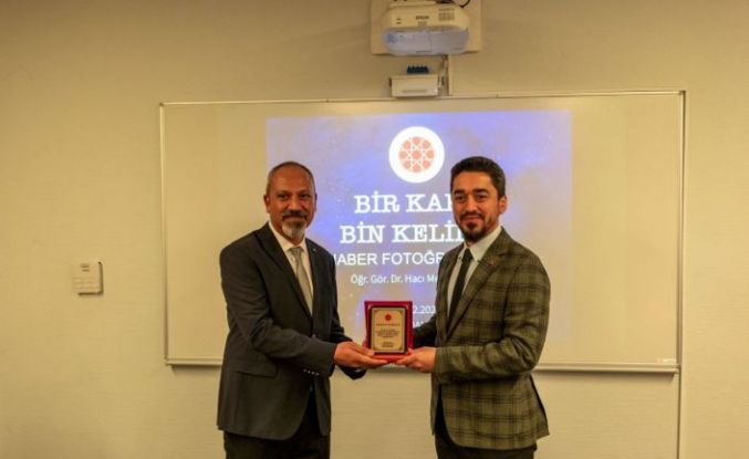 "Bir Kare, Bin Kelime", "Basında Haber Fotoğrafı Kullanımı" eğitimi gerçekleştirildi