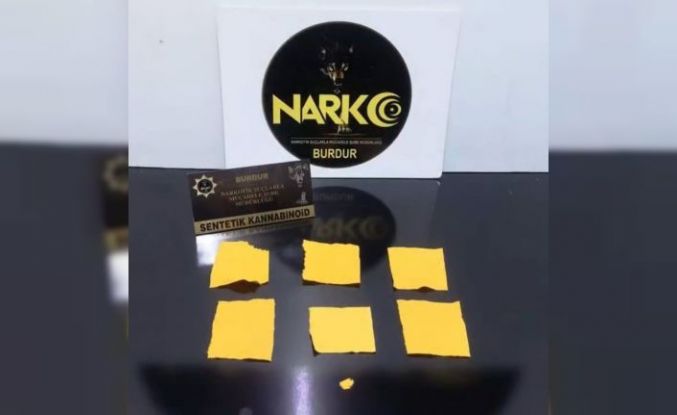 Burdur’da polis ekiplerinden uyuşturucu operasyonu