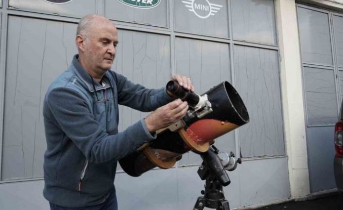 Bursa’da 1 yıllık sabır tek karede buluştu, güneşin ufuk yolculuğu görüntülendi