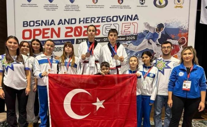 Büyükşehir Taekwondocuları Saraybosna’da Türkiye’yi gururlandırdı