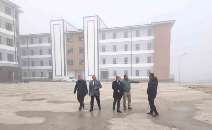 Çan Fen Lisesi ve Çan Anadolu Lisesi inşaatlarında inceleme