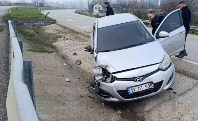 Çan’da trafik kazası: 1 yaralı