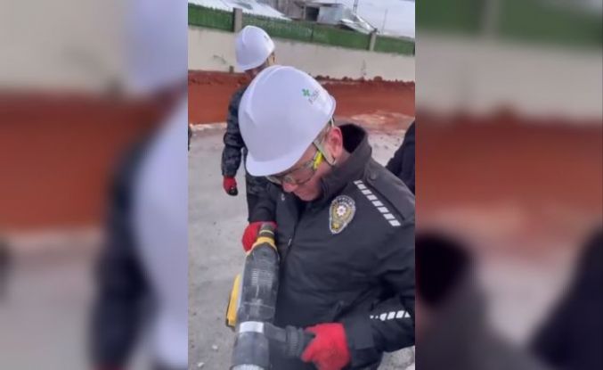 Çevik kuvvet polisine  ‘’Enkazda Arama ve Kurtarma Temel Eğitimi’’