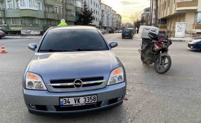 Çorum’da otomobil ile motosiklet çarpıştı: 1 yaralı