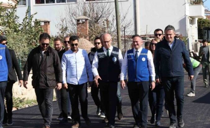 Datça’da yollar yenileniyor, ulaşım konforu artıyor