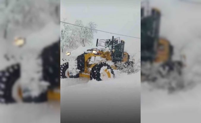 Devrek’te 45 köy yolu kar nedeniyle ulaşıma kapandı