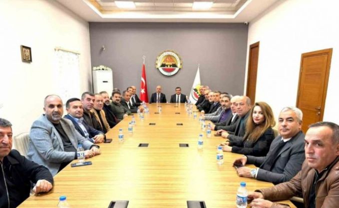 Diyarbakır Emniyet Müdürü Gökduman, DESOB Başkanı Ebedinoğlu ile bir araya geldi