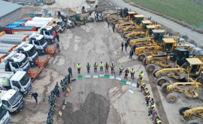 Elazığ Belediyesi karla mücadeleye hazır