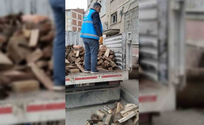 Elazığ’da yetim ailelere yakacak yardımı