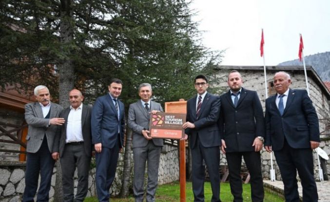 En iyi turizm köyüne gurur tabelası