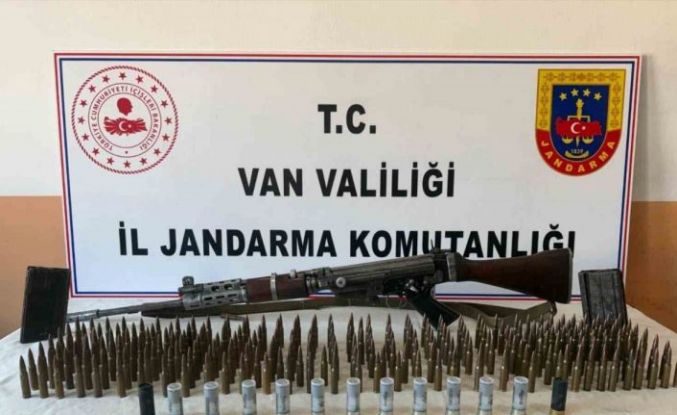 Erciş’te Belçika yapımı uzun namlulu silah ele geçirildi