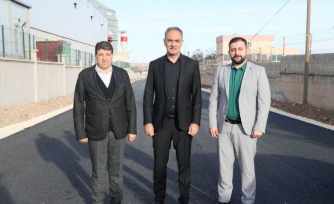 Eyyübiye’deki yol çalışması tamamlandı