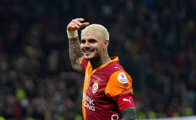 Galatasaray’da maç sonu üçlüsü Mauro Icardi’den