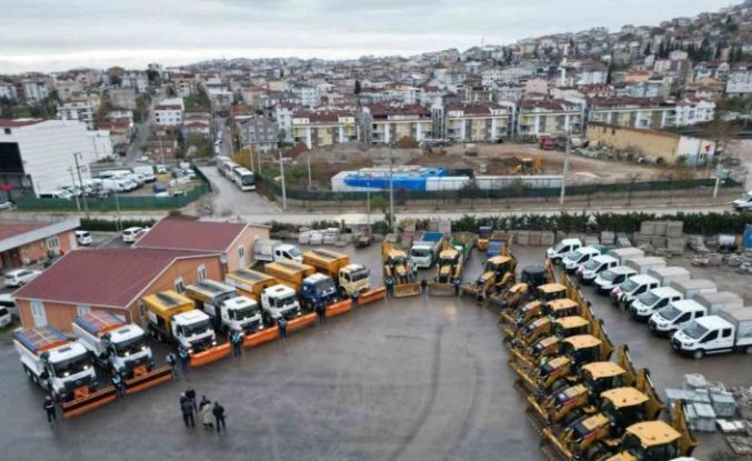 Gebze’de kar alarmı: 425 personel ve 73 araçla teyakkuzda