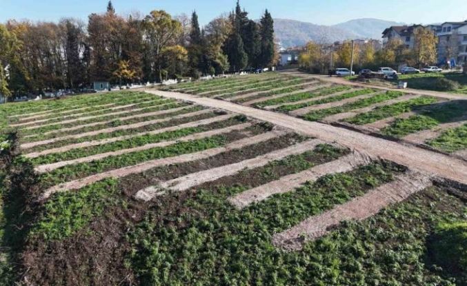 Gölcük’e yeni mezarlık alanları hazırlandı