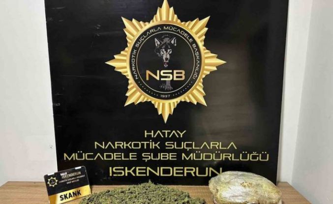 Hatay’da uyuşturucu operasyonu: 2 tutuklama