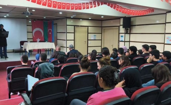 Haydar Aliyev, vefatının 22. yılında Haydar Aliyev Fen Lisesi’nde anıldı