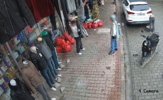 Iğdır’da giyim mağazasından çocukların hırsızlığı kamerada