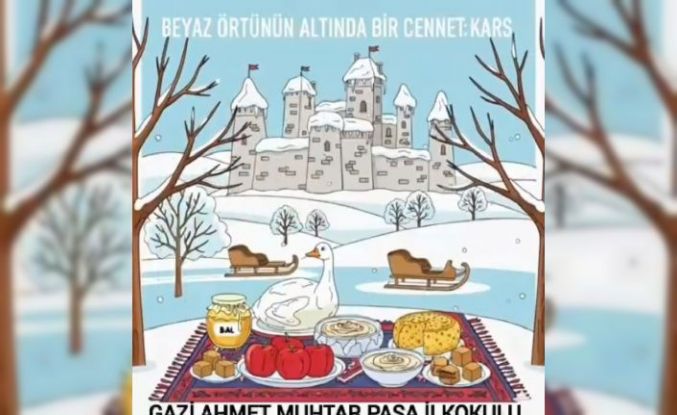 İlkokul öğrencilerinden Kars’ın doğal ve tarihi güzelliklerine tanıtım videosu