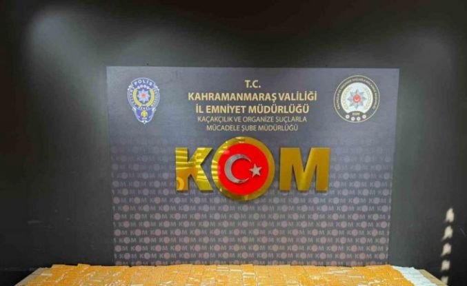 Kahramanmaraş’ta kaçakçılık operasyonları: 4 gözaltı