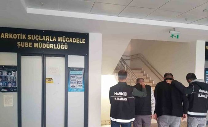 Kahramanmaraş’ta uyuşturucuya 3 tutuklama