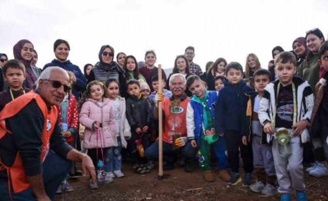 Karaman’da fidanlar toprakla buluşturuldu