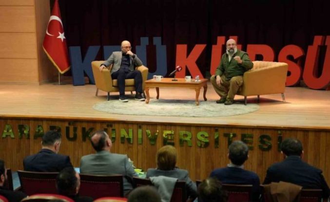 KBÜ’de Ömer Özkök ve Hikmet Genç öğrencilerle bir araya geldi