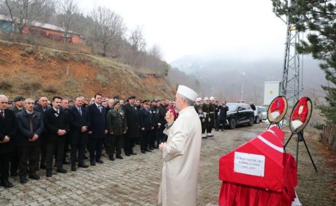 Kıbrıs Gazisi Duran Sırtıkara son yolculuğuna uğurlandı