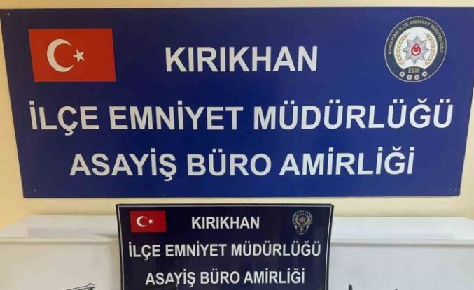 Kırıkhan’da asayiş operasyonu; 2 gözaltı