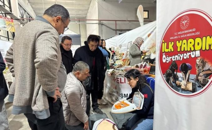 Kırklareli’nde tarım fuarında sağlık bilgilendirmesi ve eğitim