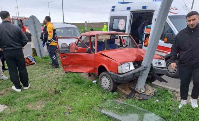 Kırklareli’nde trafik kazası: 1 yaralı