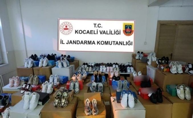 Kocaeli’de sahte ayakkabı operasyonu