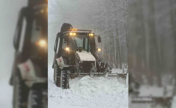 Kocaeli’de yüksek kesimlerde kesintisiz kış mesaisi başladı