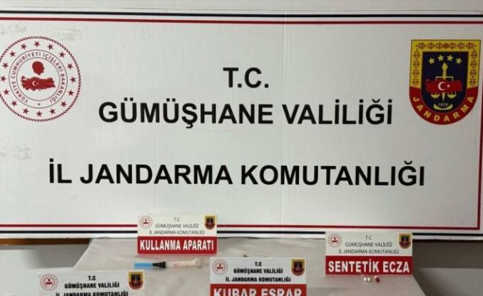 Kocaeli’den Gümüşhane’ye uzanan zehir hattı jandarmaya takıldı