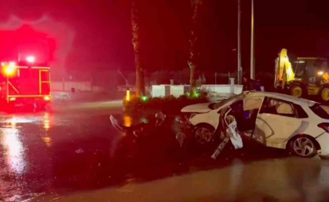 Kontrolden çıkan otomobilin sürücüsü hayatını kaybetti