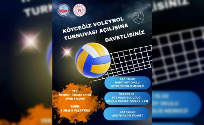 Köyceğiz’de ödüllü Voleybol Turnuvası düzenlendi