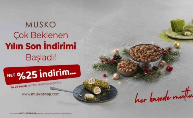 Kuruyemişte yeni yıl indirimleri