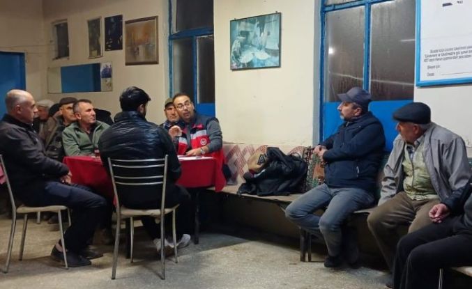 Kütahya’da akşam çiftçi toplantıları başladı