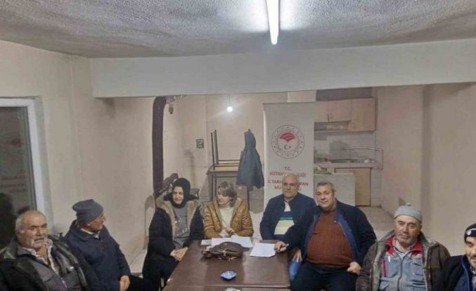 Kütahya’da çiftçi toplantıları düzenlendi