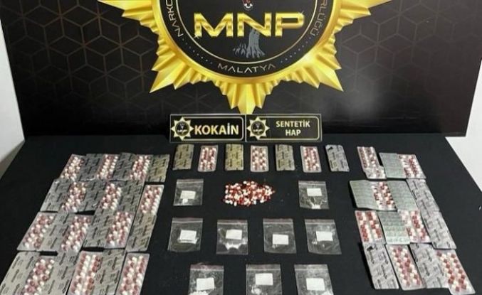 Malatya’da uyuşturucu operasyonu: 3 tutuklama