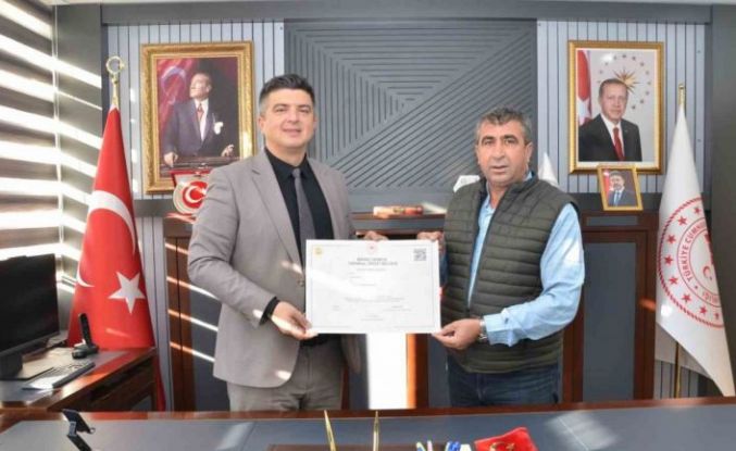 Niğde Süt Üreticileri Birliği’ne 1. Derece Tarımsal Örgüt belgesi