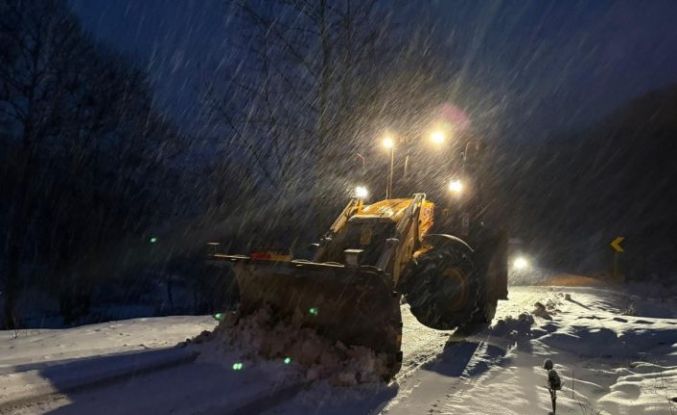Nilüfer’de kar mesaisi